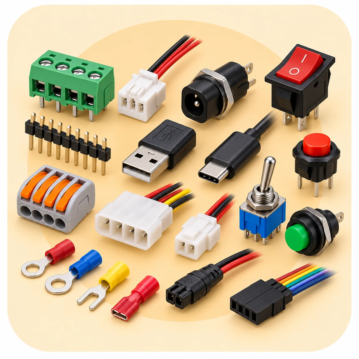 Connector and Switches
